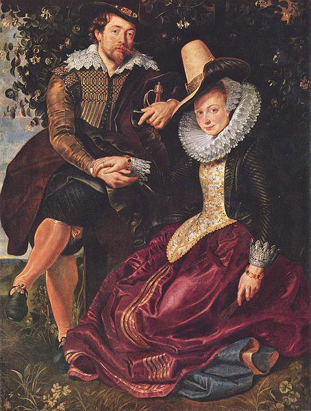 Peter Paul Rubens Rubens and Isabella Brant in the Honeysuckle Bower oil painting image
